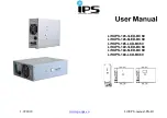 Preview for 1 page of IPS LiftUPS-1k0-3LED-BC60 User Manual