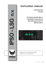 IPSO HF150 Instruction Manual preview