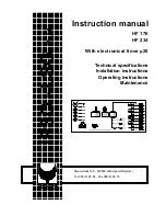 IPSO HF176 Instruction Manual preview