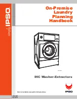 IPSO IHC WASHER-EXTRACTORS IHC012 Handbook preview