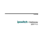 Предварительный просмотр 1 страницы Ipswitch Gateway 2017 Plus User Manual