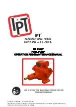 Preview for 1 page of IPT ER 1134Y Operation And Maintenance Manual