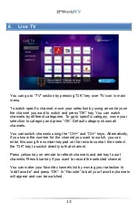 Preview for 14 page of IpworldTV IPQ2 User Manual