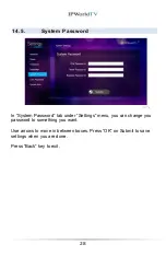 Preview for 29 page of IpworldTV IPQ2 User Manual