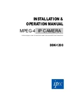 IPX DDK-1200 Installation & Operation Manual preview