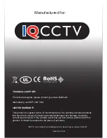 Предварительный просмотр 81 страницы IQ CCTV HD 960H User Manual