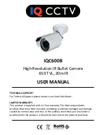 Preview for 1 page of IQ CCTV IQC600B User Manual