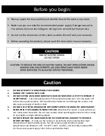 Preview for 2 page of IQ CCTV IQC600B User Manual