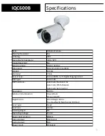 Preview for 4 page of IQ CCTV IQC600B User Manual