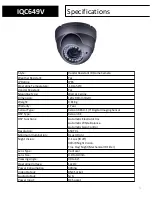 Preview for 4 page of IQ CCTV IQC649V User Manual