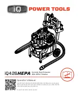 Preview for 1 page of IQ Power Tools iQ426HEPA Operator'S Manual