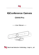 IQ Conference Cam CV410 Pro User Manual предпросмотр