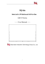 Preview for 1 page of IQ IQAio GR519 Series User Manual