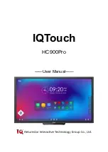 Preview for 1 page of IQ IQTouch HC900Pro User Manual