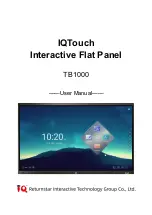 IQ IQTouch TB1000 User Manual preview