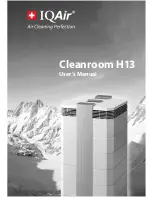 IQAir Cleanroom H13 User Manual preview