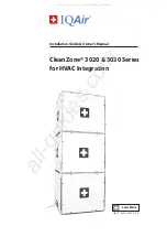 Preview for 1 page of IQAir CleanZone 3020 series Installation Manual & Owner'S Manual