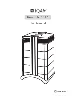 IQAir HealthPro 150 User Manual preview