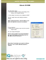 Preview for 5 page of Iqinvision IQeye 7 Series Technical Training Manual