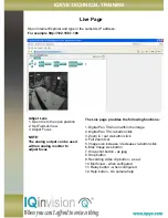 Preview for 6 page of Iqinvision IQeye 7 Series Technical Training Manual