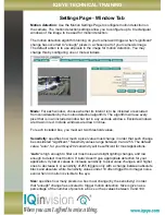 Preview for 16 page of Iqinvision IQeye 7 Series Technical Training Manual