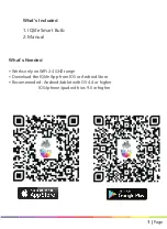 Preview for 2 page of IQlife WIFI SMART BULB Series User Manual