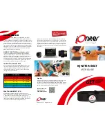 iQniter SMART SENSOR BELT User Manual предпросмотр