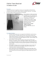 iQniter Team Receiver With POE Installation Manual preview