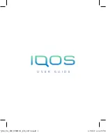 iQOS A1403 User Manual preview