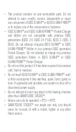 Preview for 12 page of iQOS ILUMA User Manual