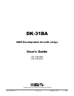 IQRF DK-31BA Series User Manual предпросмотр