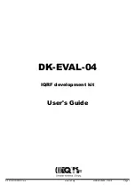 Предварительный просмотр 1 страницы IQRF DK-EVAL-04 User Manual