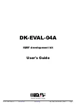 Preview for 1 page of IQRF DK-EVAL-04A User Manual