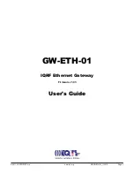 IQRF GW-ETH-01 User Manual предпросмотр