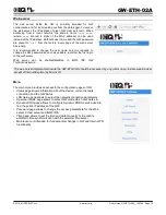 Предварительный просмотр 19 страницы IQRF GW-ETH-02A User Manual
