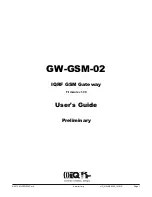 IQRF GW-GSM-02 User Manual предпросмотр