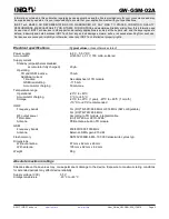 Предварительный просмотр 3 страницы IQRF GW-GSM-02A User Manual