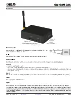 Предварительный просмотр 4 страницы IQRF GW-GSM-02A User Manual