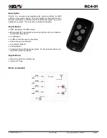 Предварительный просмотр 2 страницы IQRF RC4-01 User Manual