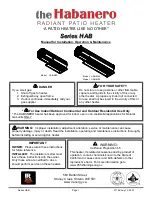 IR Energy HAB-M20 Manual For Installation, Operation & Maintenance preview