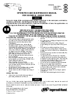 Preview for 1 page of IR Ingersoll Rand 6LH1A1 Operation And Maintenance Manual