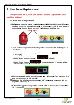 Preview for 35 page of IR Robot Marubot Football League 4 Players Instruction Manual