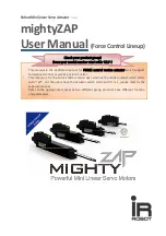 Предварительный просмотр 1 страницы IR Robot mightyZAP User Manual