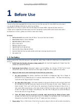 Preview for 3 page of IR Robot mightyZAP User Manual