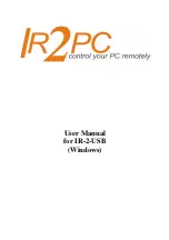 Preview for 1 page of IR2PC IR-2-USB User Manual