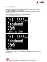 Preview for 10 page of IRC Ghost Atto Duo Preliminary Operator'S Manual