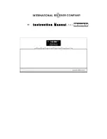 IRC IKR1224DAB Instruction Manual предпросмотр