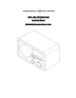 IRC IKR1240DAB Instruction Manual preview