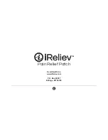 Preview for 16 page of iReliev Pain Relief Patch Operation Manual