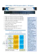 Preview for 1 page of Irenis BLANKOM EMU 8600 Quick Start Manual